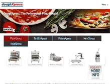 Tablet Screenshot of doughxpress.com